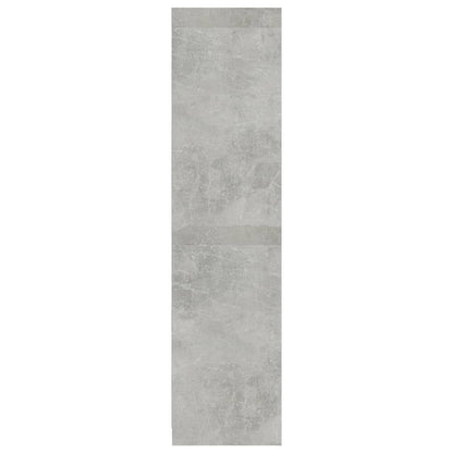 Kledingkast 100x50x200 cm bewerkt hout betongrijs - AllerleiShop