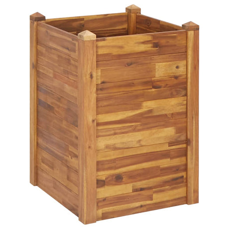 Plantenbak verhoogd 60x60x84 cm massief acaciahout - AllerleiShop