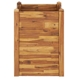 Plantenbak verhoogd 60x60x84 cm massief acaciahout - AllerleiShop