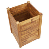 Plantenbak verhoogd 60x60x84 cm massief acaciahout - AllerleiShop