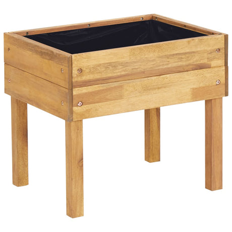 Plantenbak verhoogd 50x40x45 cm massief acaciahout - AllerleiShop