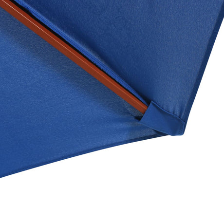 Parasol met houten paal 300x258 cm blauw - AllerleiShop