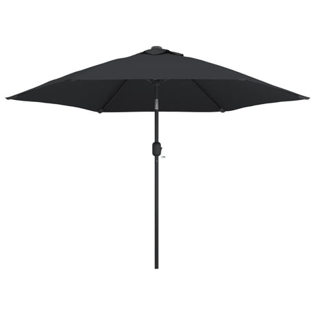 Parasol met metalen paal 300 cm zwart - AllerleiShop