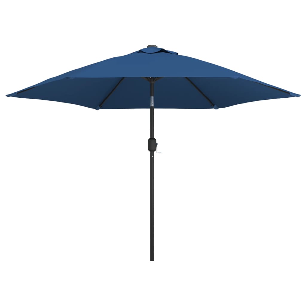 Parasol met metalen paal 300 cm blauw - AllerleiShop