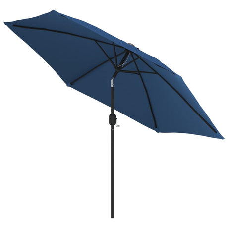 Parasol met metalen paal 300 cm blauw - AllerleiShop