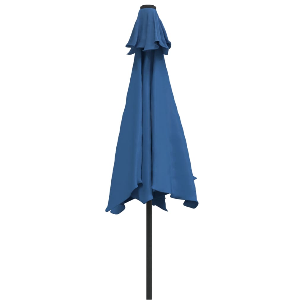 Parasol met metalen paal 300 cm blauw - AllerleiShop