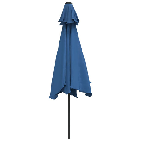 Parasol met metalen paal 300 cm blauw - AllerleiShop