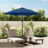 Parasol met metalen paal 300 cm blauw - AllerleiShop