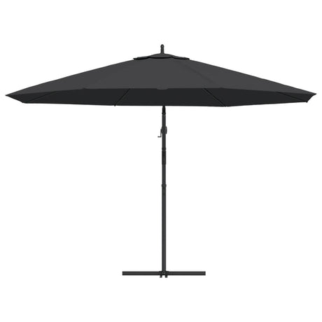 Zweefparasol met aluminium paal 350 cm zwart - AllerleiShop