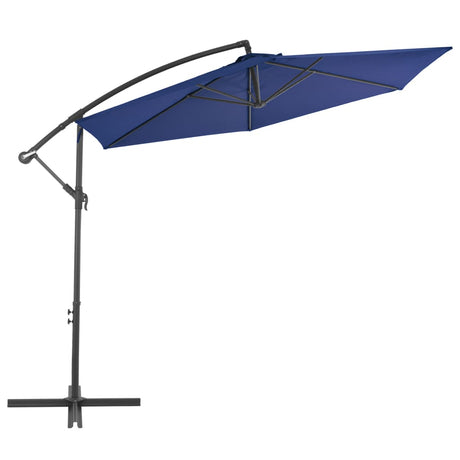 Zweefparasol met aluminium paal 300 cm blauw - AllerleiShop