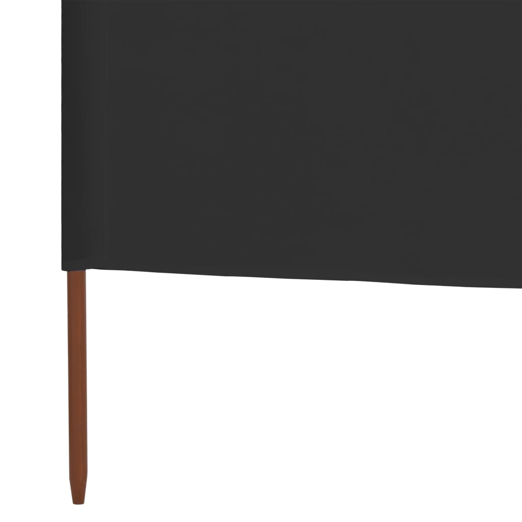 Windscherm 3-panelen 400x160 cm stof antraciet