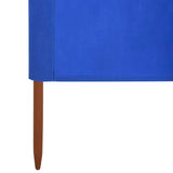 Windscherm 3-panelen 400x160 cm stof azuurblauw - AllerleiShop