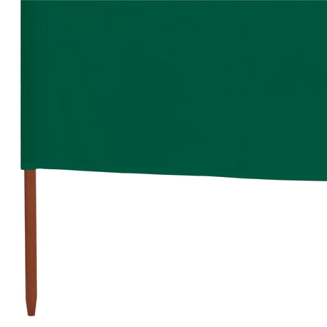 Windscherm 9-panelen 1200x160 cm stof groen - AllerleiShop