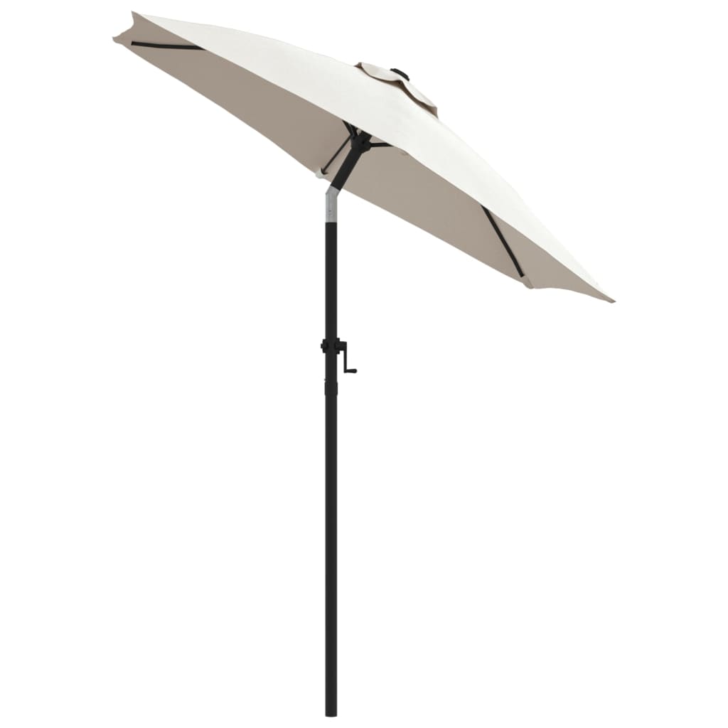 Parasol 200x224 cm aluminium zandwit - AllerleiShop