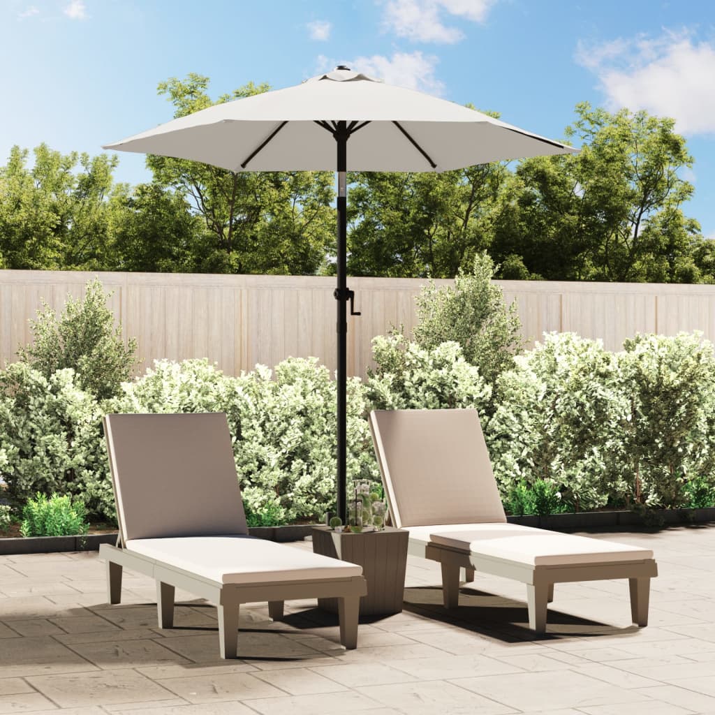 Parasol 200x224 cm aluminium zandwit - AllerleiShop