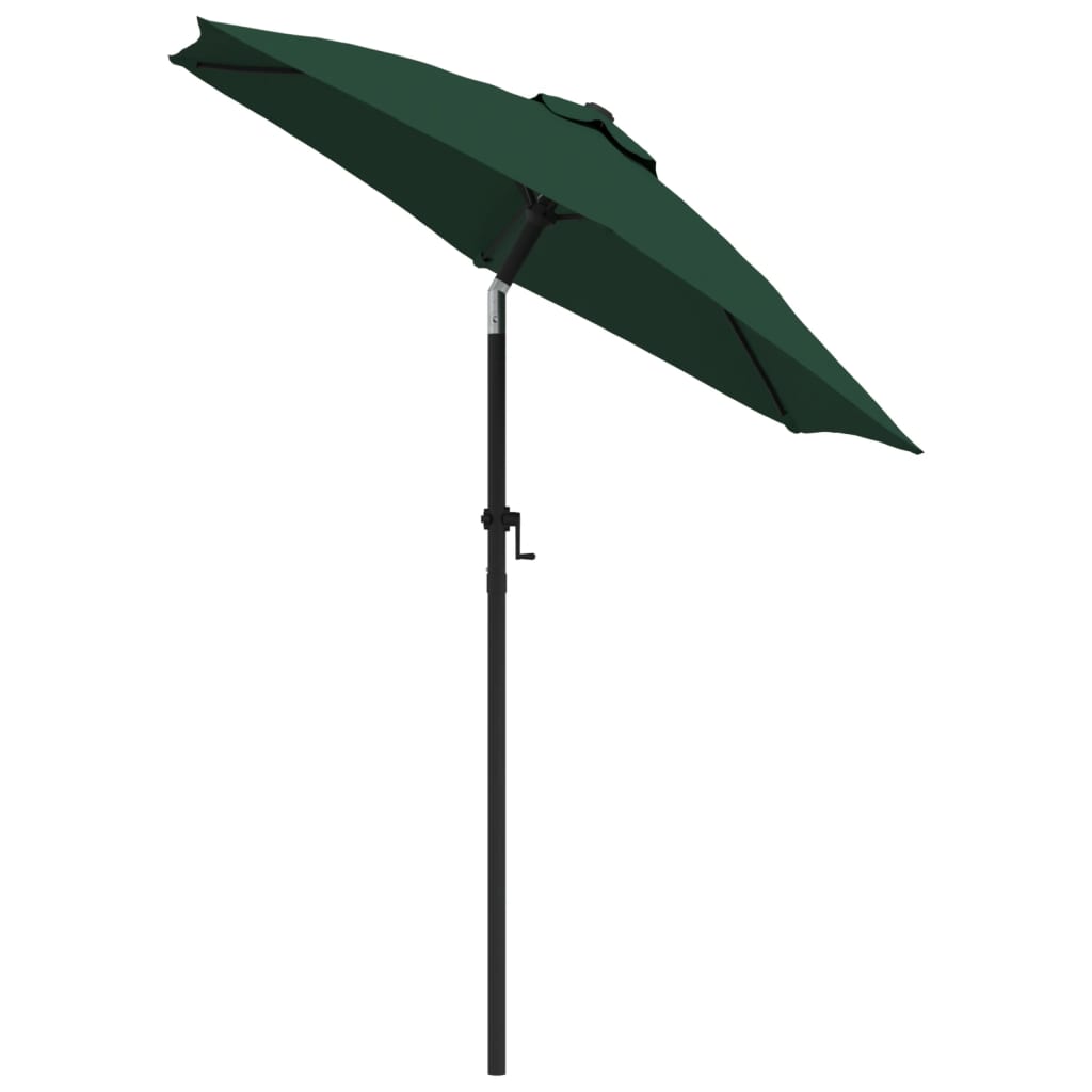 Parasol 200x224 cm aluminium groen - AllerleiShop