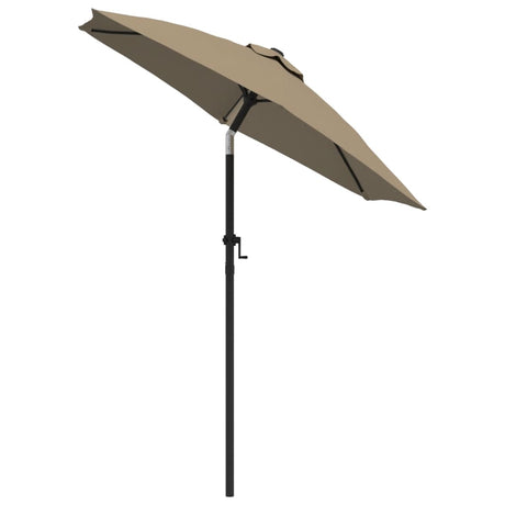 Parasol 200x224 cm aluminium taupe - AllerleiShop