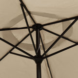 Parasol 200x224 cm aluminium taupe - AllerleiShop