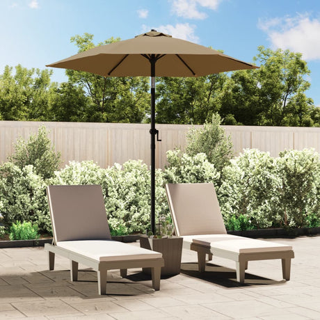 Parasol 200x224 cm aluminium taupe - AllerleiShop