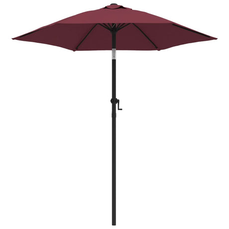 Parasol 200x224 cm aluminium bordeauxrood - AllerleiShop