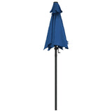 Parasol 200x224 cm aluminium blauw - AllerleiShop