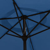 Parasol 200x224 cm aluminium blauw - AllerleiShop