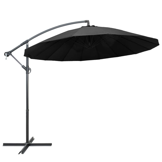 Zweefparasol met aluminium paal 3 m antraciet - AllerleiShop