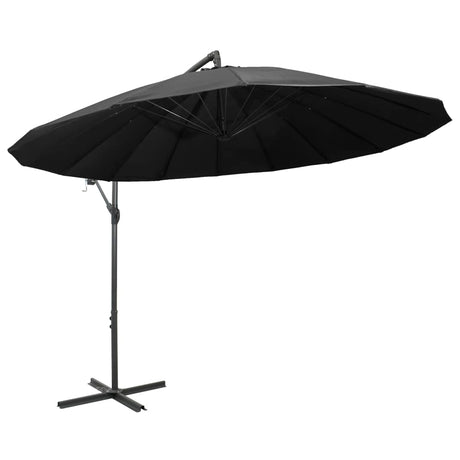 Zweefparasol met aluminium paal 3 m antraciet - AllerleiShop