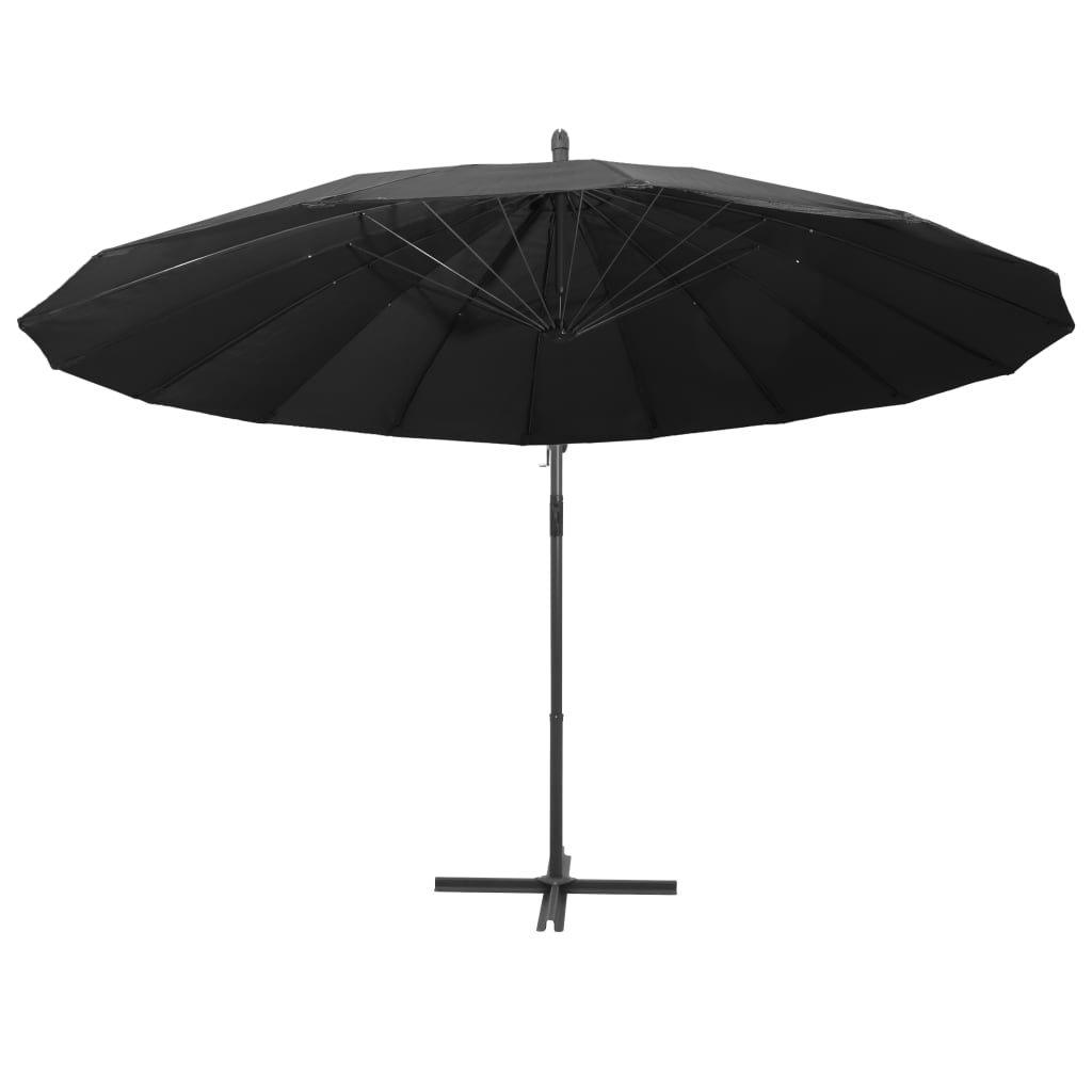 Zweefparasol met aluminium paal 3 m antraciet - AllerleiShop