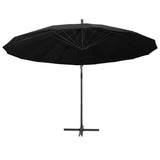 Zweefparasol met aluminium paal 3 m zwart - AllerleiShop