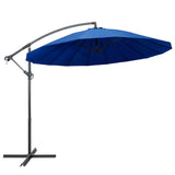 Zweefparasol met aluminium paal 3 m blauw - AllerleiShop