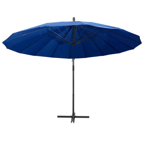 Zweefparasol met aluminium paal 3 m blauw - AllerleiShop