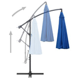 Zweefparasol met aluminium paal 3 m blauw - AllerleiShop