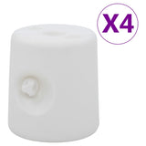 Prieelgewichten 4 st PE wit - AllerleiShop