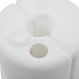 Prieelgewichten 4 st PE wit - AllerleiShop
