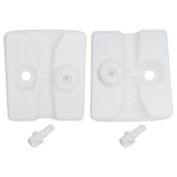 Prieelgewichten 4 st PE wit - AllerleiShop