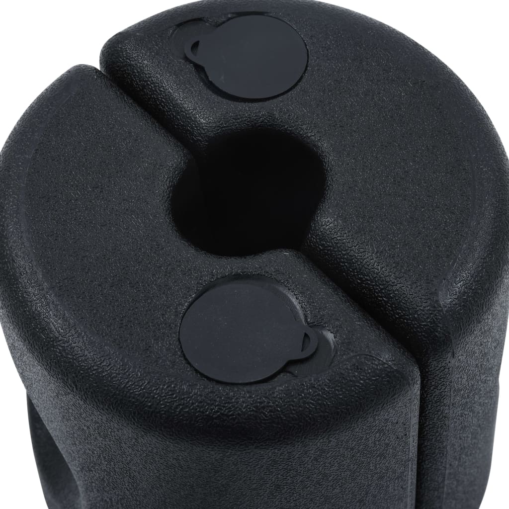 Prieelgewichten 4 st PE zwart - AllerleiShop