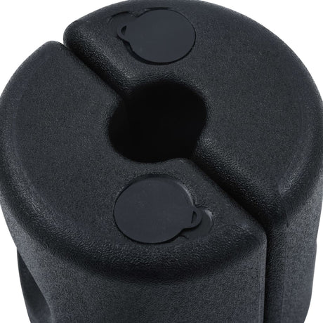 Prieelgewichten 4 st PE zwart - AllerleiShop