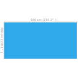 Zwembadhoes 600x300 cm PE blauw - AllerleiShop