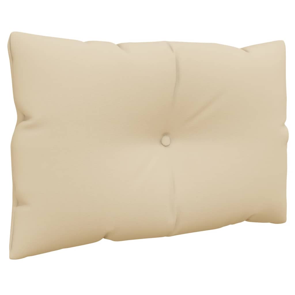 Palletkussens 3 st stof beige - AllerleiShop