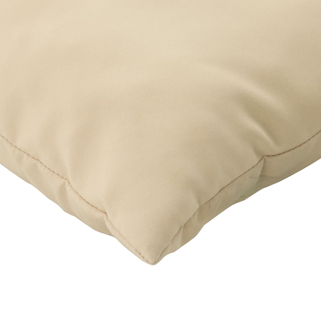 Palletkussens 3 st stof beige - AllerleiShop