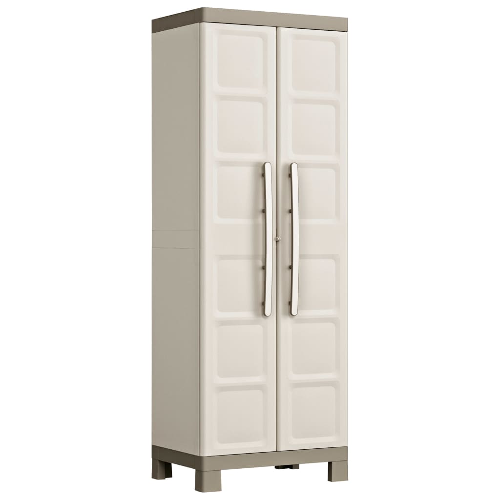 Opbergkast Excellence 182 cm beige en taupe