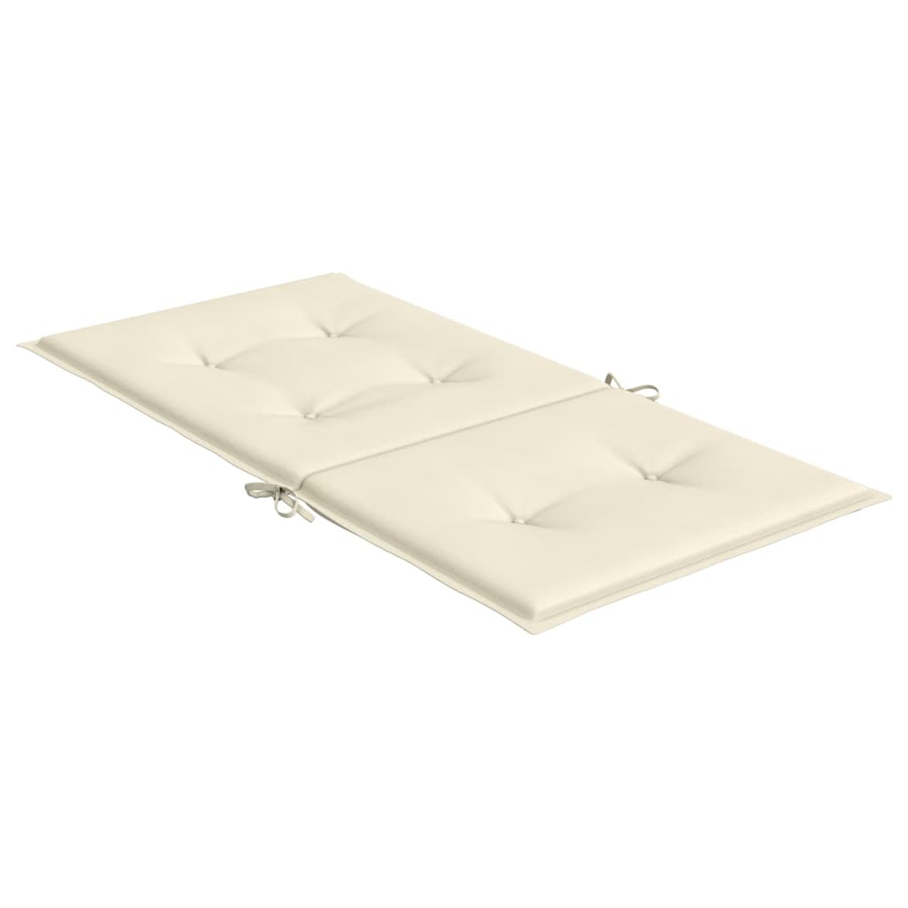 Tuinstoelkussen lage rug 4 st 100x50x3 cm oxford stof antraciet - AllerleiShop