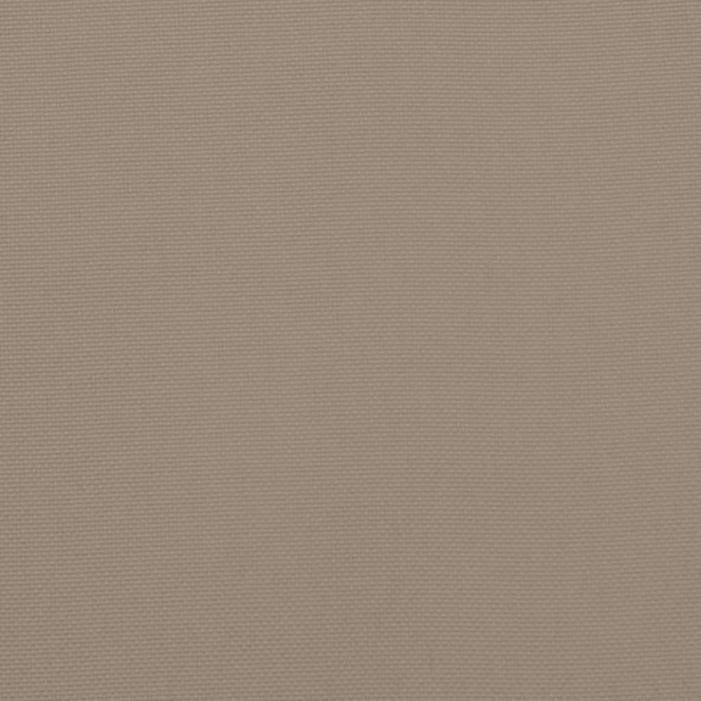 Tuinstoelkussens lage rug 2 st 100x50x3 cm oxford stof taupe - AllerleiShop