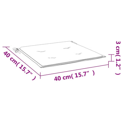 Tuinstoelkussens 4 st 40x40x3 cm oxford stof antracietkleurig - AllerleiShop