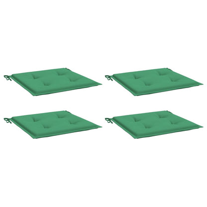 Tuinstoelkussens 4 st 40x40x3 cm oxford stof groen - AllerleiShop