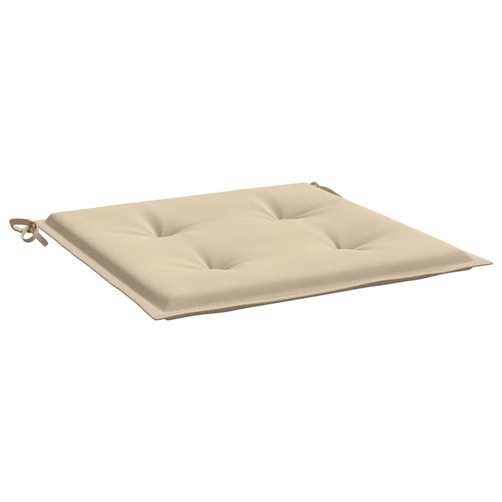 Tuinstoelkussens 4 st 40x40x3 cm oxford stof beige - AllerleiShop