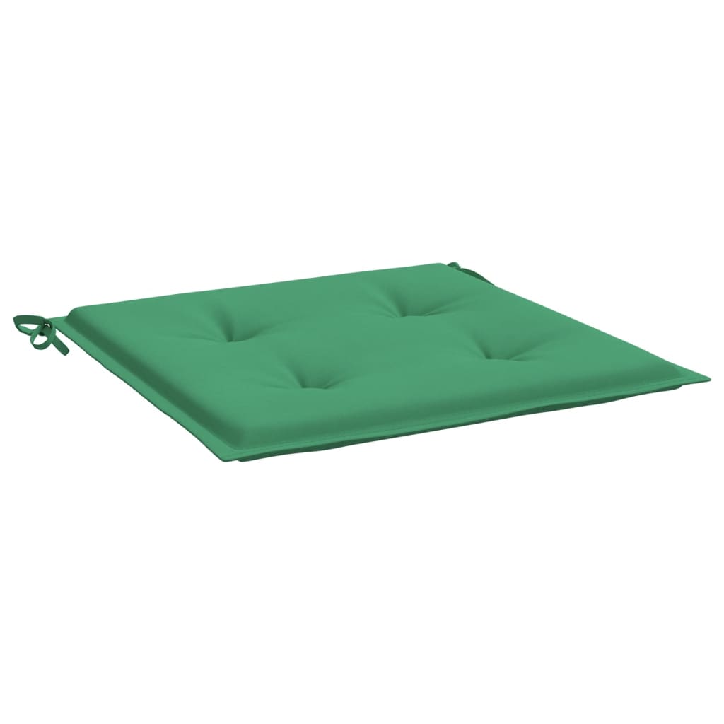 Tuinstoelkussens 2 st 50x50x3 cm oxford stof groen - AllerleiShop