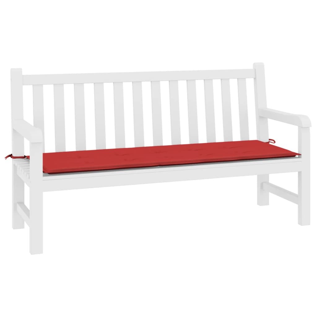 Tuinbankkussen 200x50x3 cm oxford stof rood - AllerleiShop