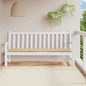 Tuinbankkussen 200x50x3 cm oxford stof beige - AllerleiShop